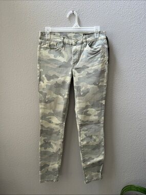 NWT Blank NYC Women's Skinny Camo Pants in Olive & Beige 29